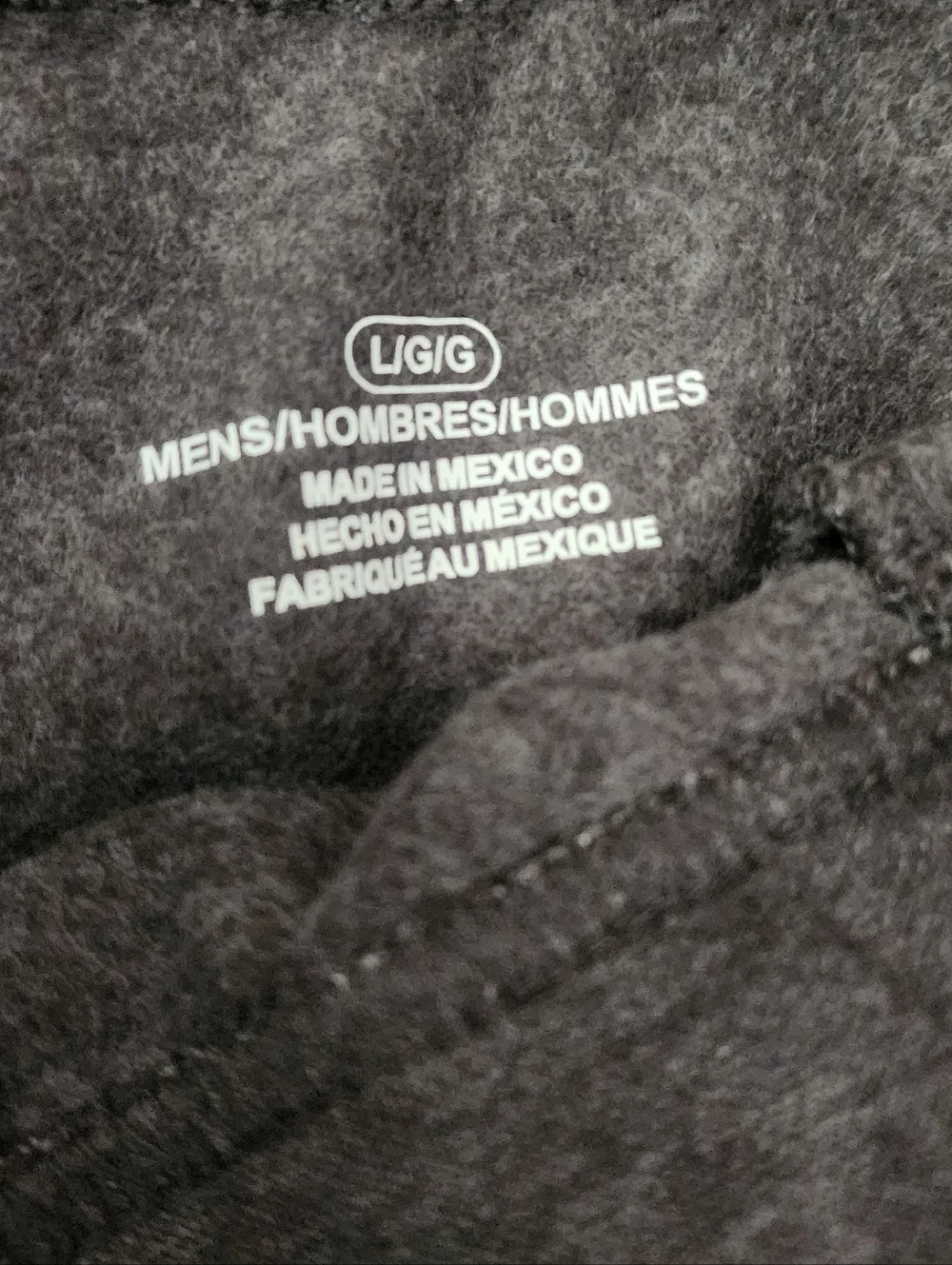 Men's Large Fanatics Charcoal Gray Jogger Sweatpants